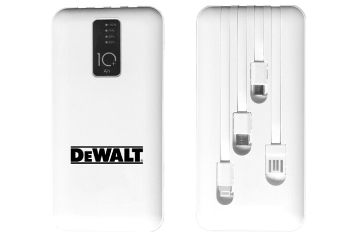 10.000 mAh Dahili Çoklu Şarj Kablolu Powerbank