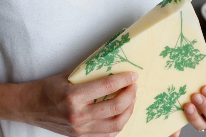 Tekrar Kullanılabilir Vegan Yiyecek Saklama Kumaşı