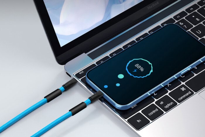 Boyun Askılı Type-C 60W Hızlı Şarj ve Veri Aktarım Kablosu